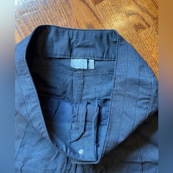 Athleta Charcoal Gray Pants - Size 10 Petite - Picture 4 of 9